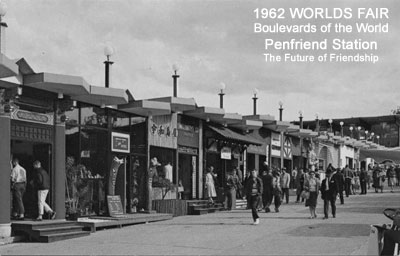1962 Seattle Words Fair Penfriend Station